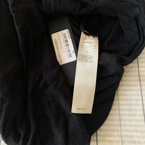 SOLD RICK OWENS FW19 LARRY • Black Draped Alix Top - Picture 12 of 13